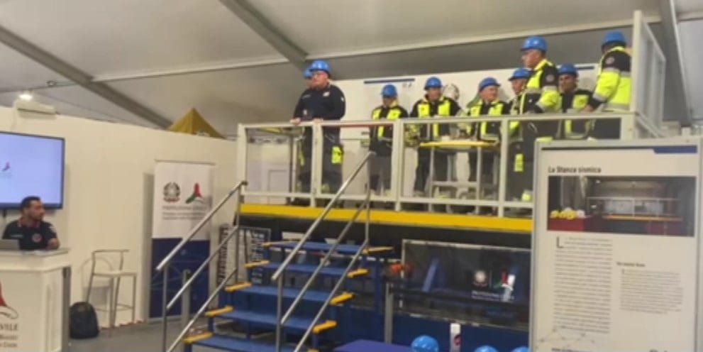 Inaugurata ‘Terremoti d’Italia’ a Tre Fontane. Particolare ‘stanza sismica’ e ‘Io non rischio’