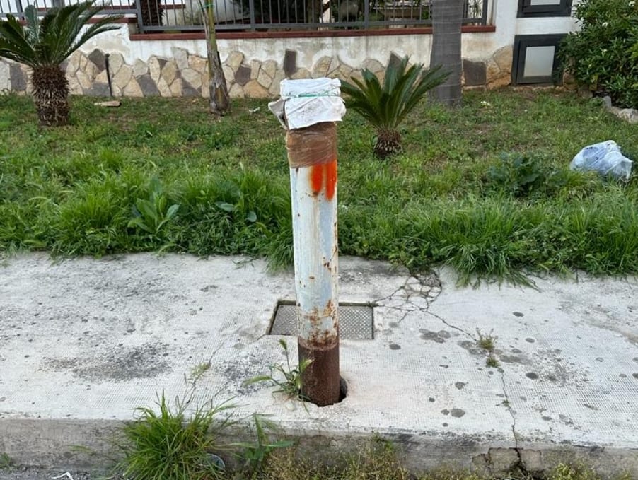 Comune di Terrasini, 54 pali di illuminazione tagliati e fermi da un anno. Il disappunto di Perna