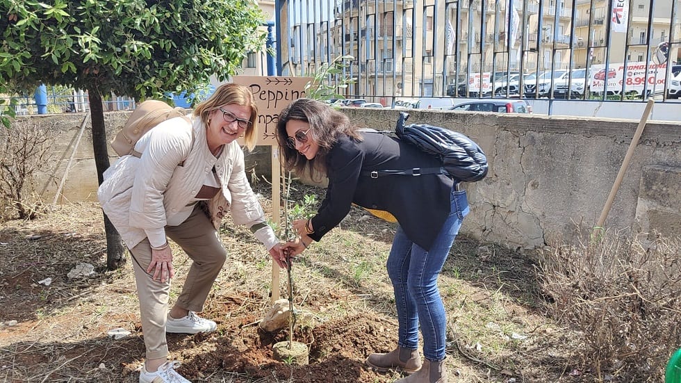 'Settimana della Legalità' alla Navarra di Alcamo, stamane piantumazione albero per Peppino Impastato