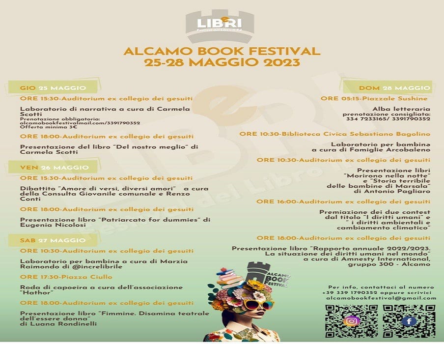 Al via la seconda edizione del Book Festival di Alcamo