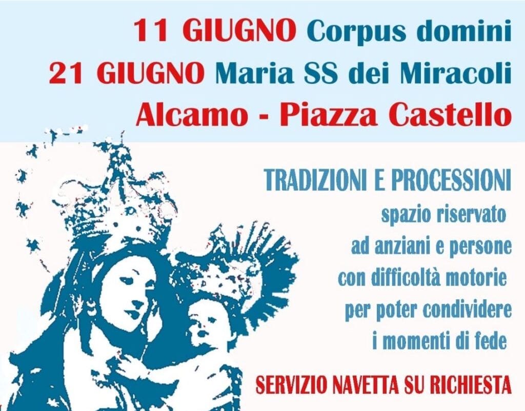 'Un posto in prima fila', torna ad Alcamo l'iniziativa CRI. 'Navetta' e assistenza per processioni