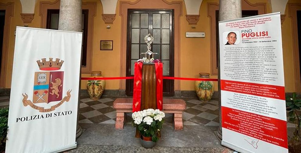 Reliquia di padre Puglisi, sabato esposta in questura a Trapani. Poi nelle cattedrali