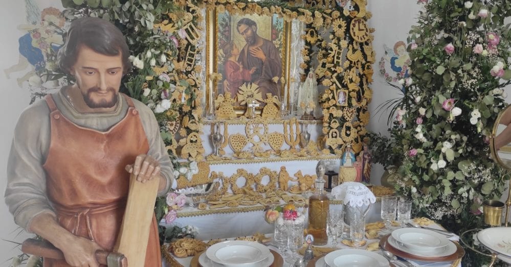 Splendido altare San Giuseppe ad Alcamo. Iniziativa per 'sciogliere un voto'