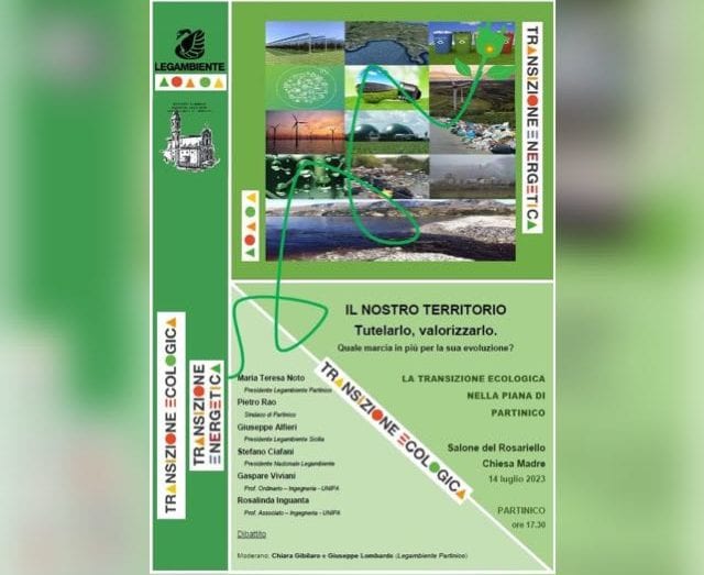 Transizione ecologica, venerdì il convegno a Partinico