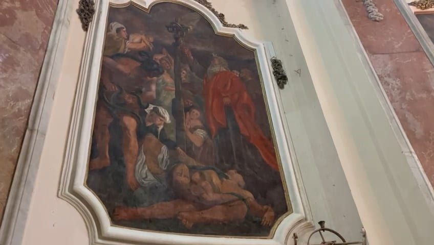 Restaurato affresco del Borremans nella chiesa Madre di Alcamo. Altro restauro in corso