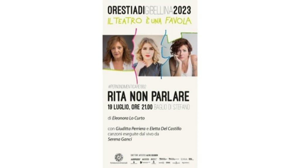'Rita non parlare', rappresentazione di Eleonora Lo Curto alle Orestiadi di Gibellina