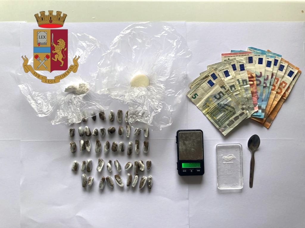Droga a Marsala. Arrestato uomo con hascisc, cocaina e crack