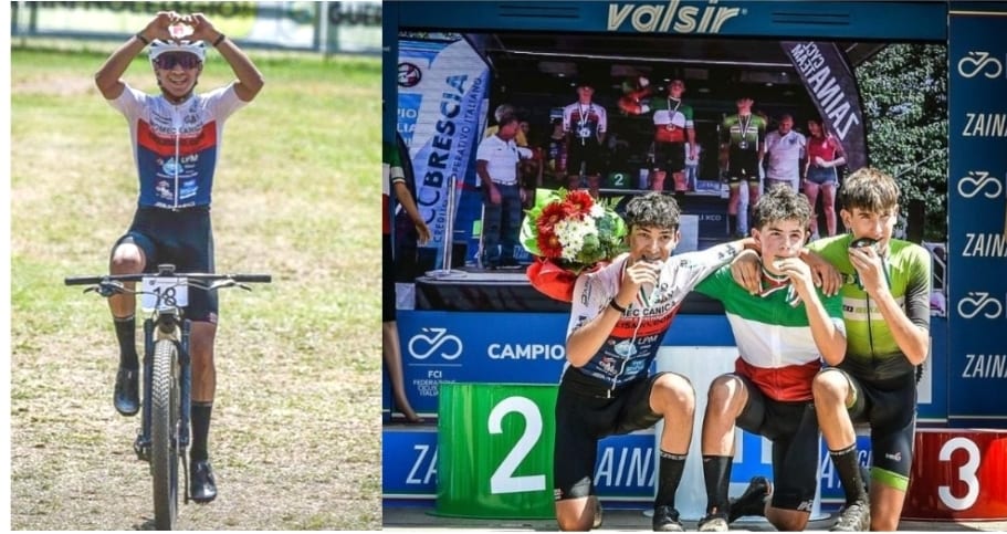 Ciclista jatino vice campione italiano. Giuseppe Bruno argento in MTB allievi 1° anno