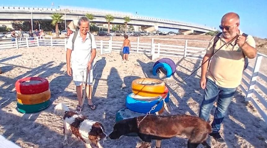 Sulla spiaggia Tonnarella di Mazara del Vallo nasce un'area per gli amici a quattro zampe