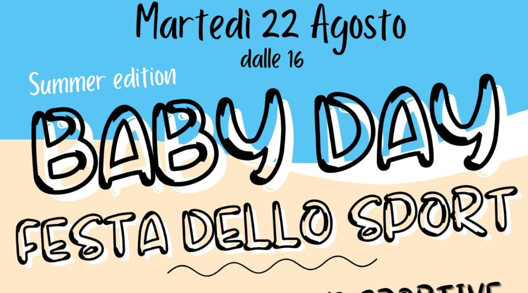 Domani ad Alcamo Marina "Baby Day" in piazzale Canalotto per "festa dello sport"