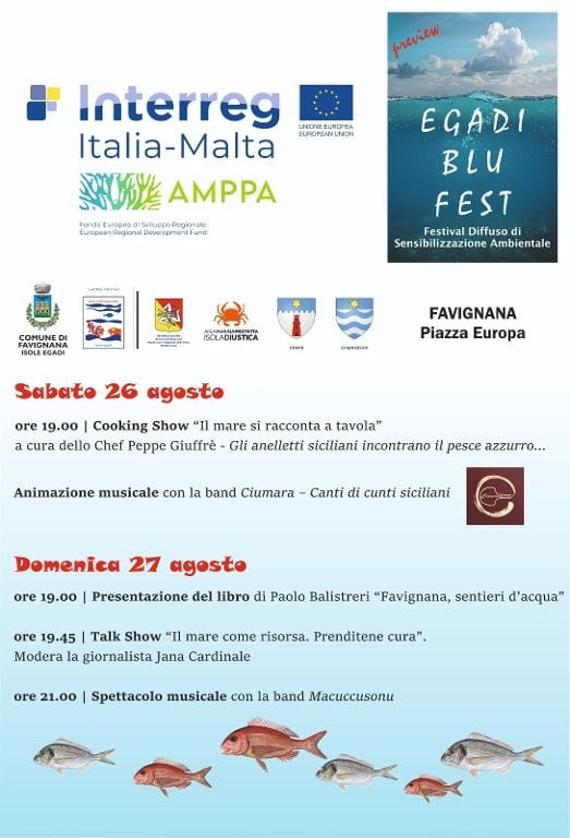 Fine settimana a Favignana con 'Egadi Blue Fest'