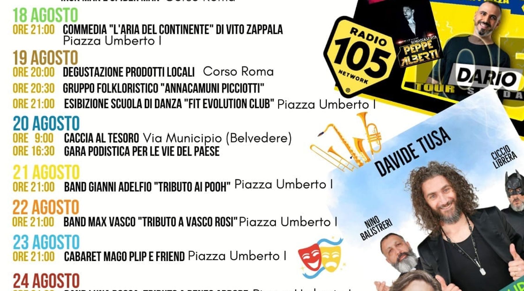 Ricchi e Poveri in concerto domani sera a Borgetto, ingresso gratuito