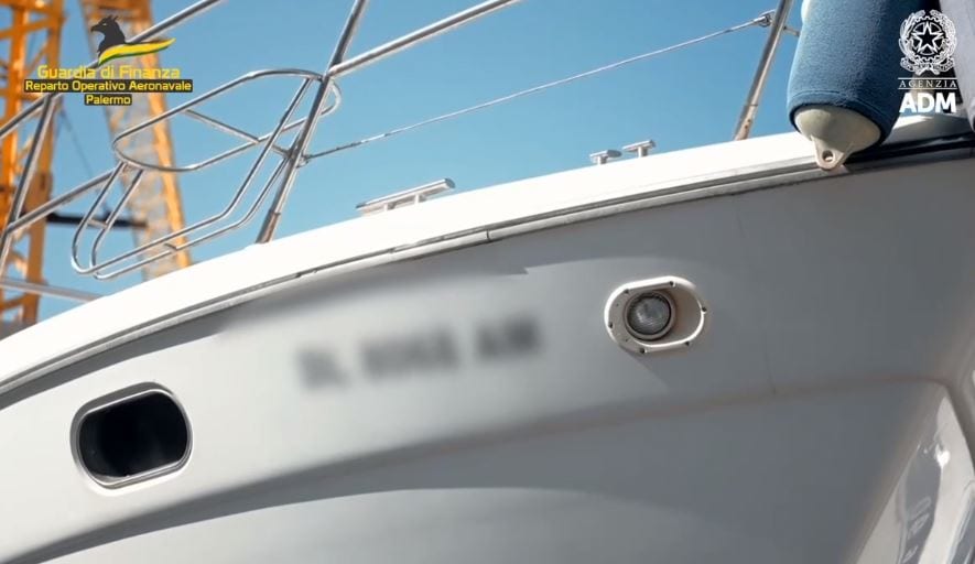 Sequestrato a Trapani, per contrabbando doganale, uno yacht di proprietà di un tunisino