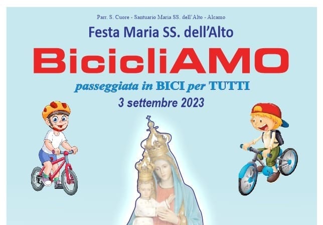 Maria Santissima dell'Alto ad Alcamo, "Bicicliamo" l'iniziativa in programma