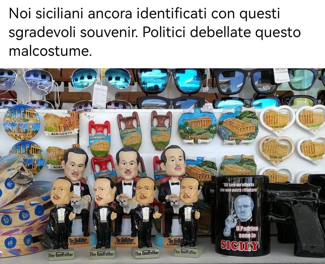 Souvenir a tema mafia, Aricò: "Mai più gadget che possano ledere l'immagine della Sicilia"