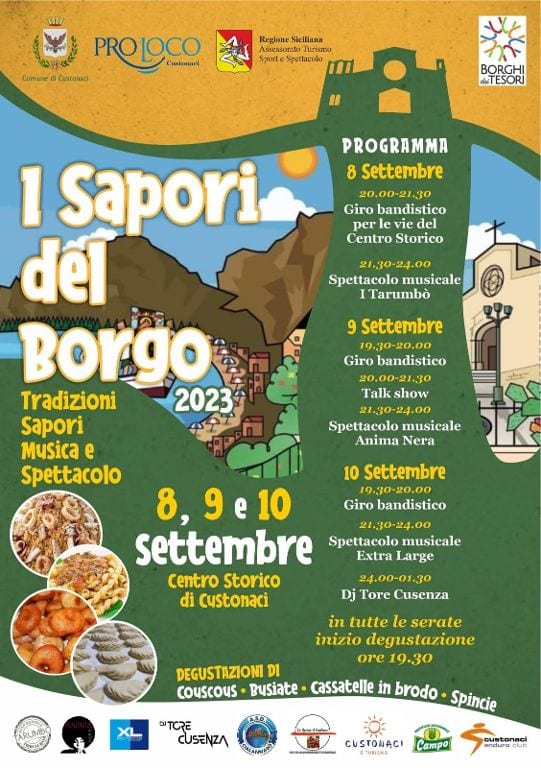 Custonaci, arriva "I Sapori del Borgo". Impegno civile prima che culturale