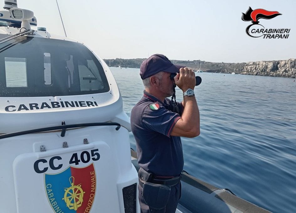 Controlli in mare, multate a Favignana quindici unità da diporto