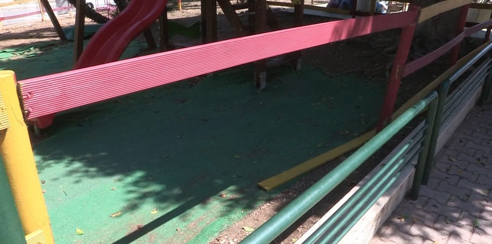 Vandalizzato il parco 'Internicola' di Alcamo. Non c’è pace per lo spazio dei più piccoli