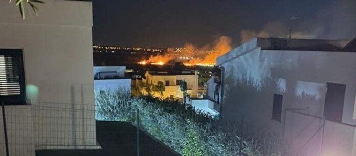 Rogo a Cpr di contrada Milo a Trapani. Domate le fiamme