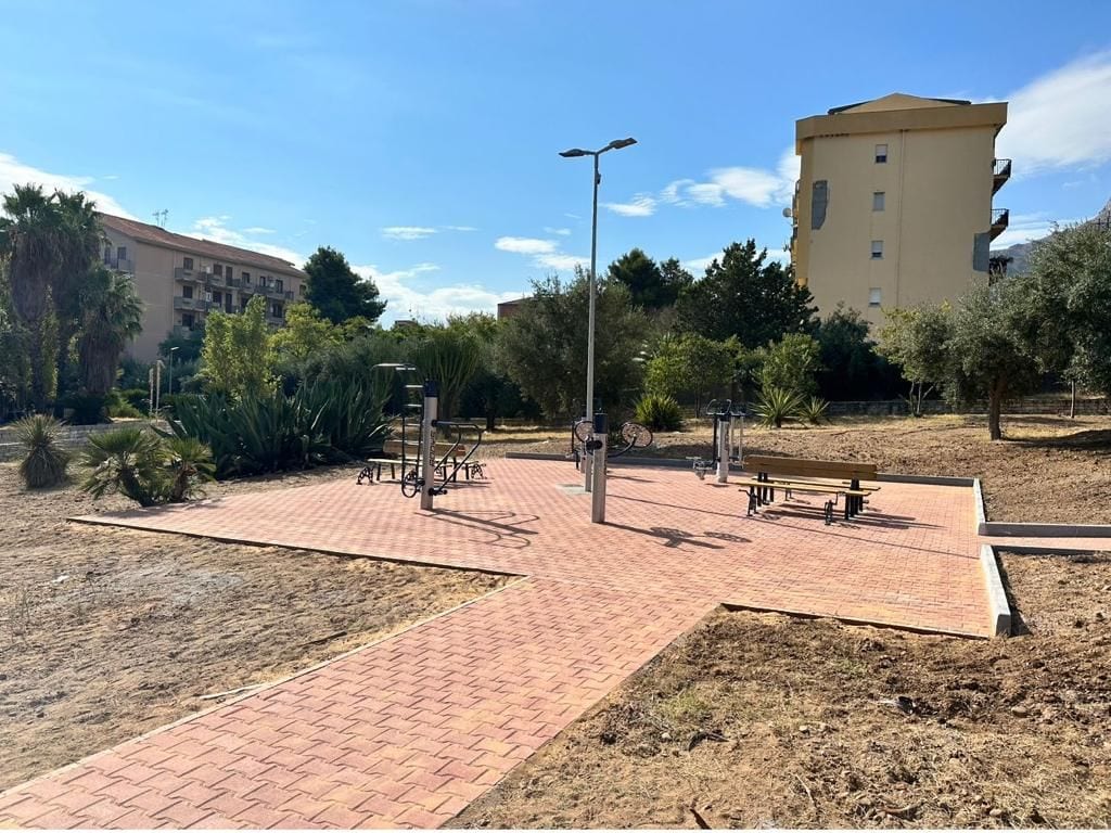 Villa Olivia di Castellammare del Golfo, nuova area fitness inclusiva