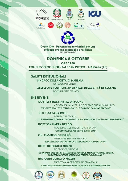 Marsala e Alcamo per l'ambiente, il progetto "Green City" coinvolge entrambe le cittadinanze
