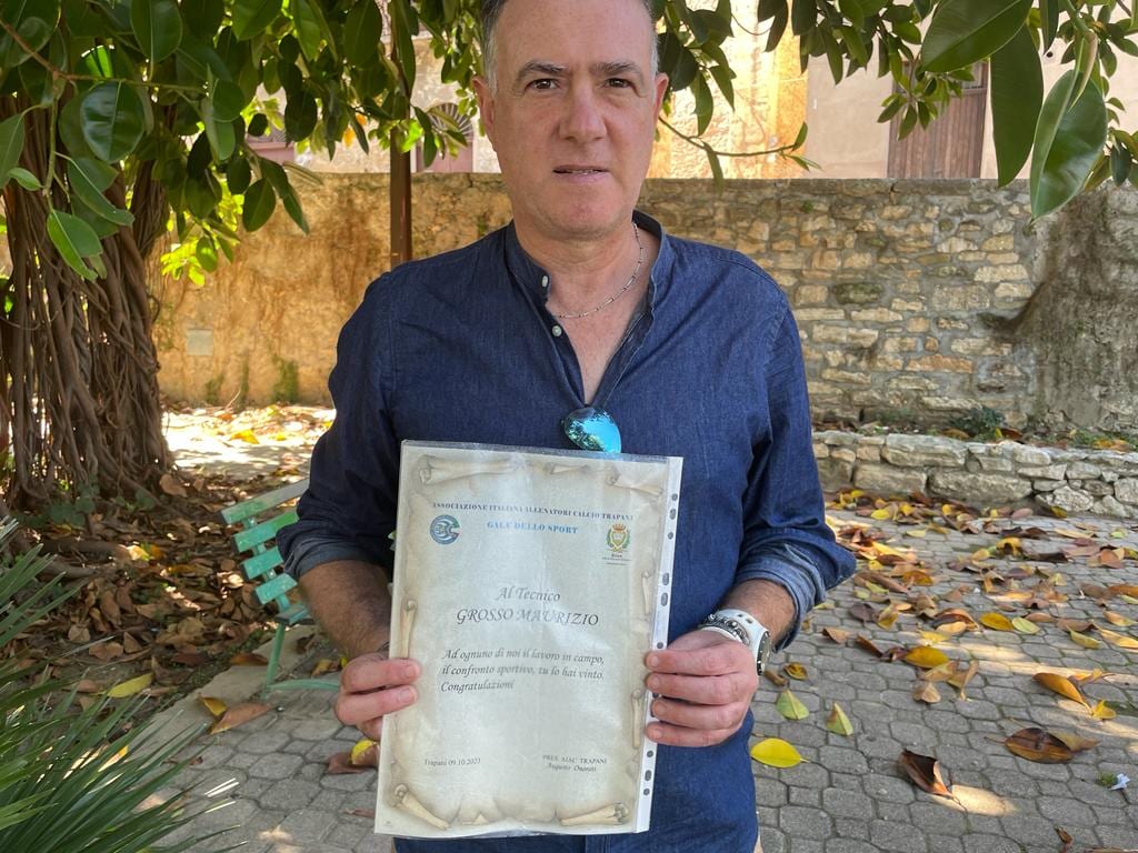 Galà dello sport, premiato ad Erice l'alcamese Maurizio Grosso