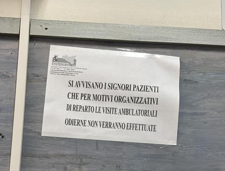 Ortopedia chiusa, proteste a Villa Sofia di Palermo