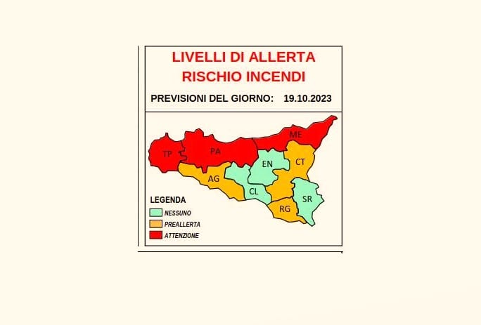Scirocco e ondata di calore, Regione siciliana richiama forestali. VV.F raddoppiano