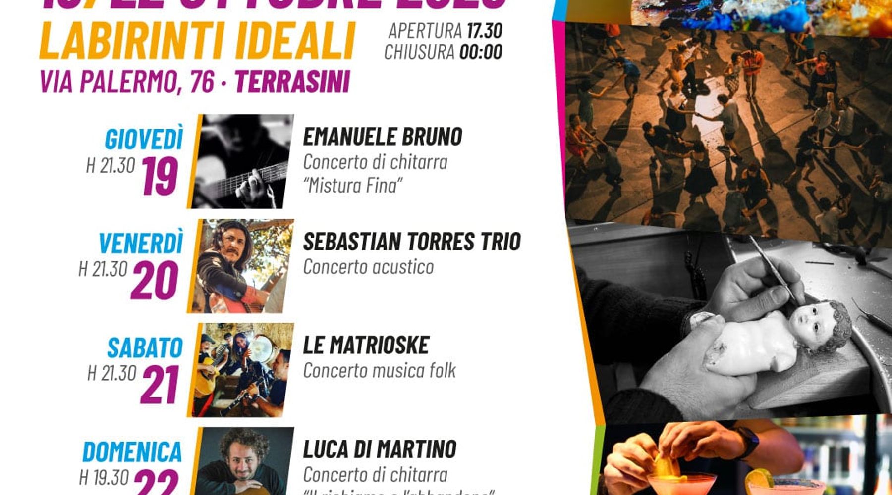Cult Fest, rassegna dedicata al made in Sicily. Evento a Terrasini