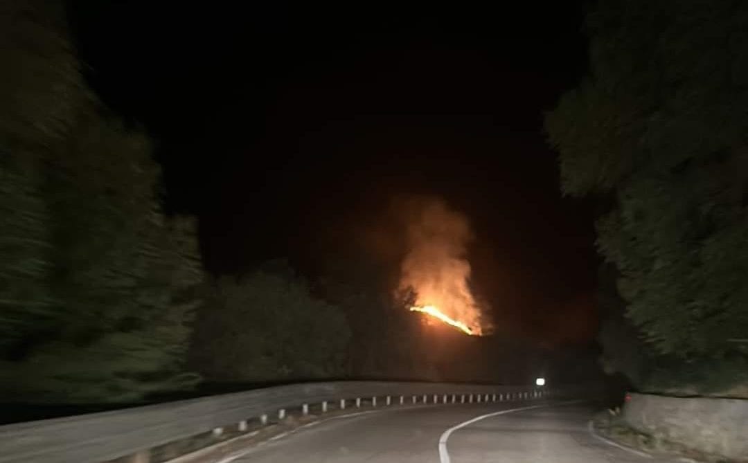 Domenica di fiamme a Castellammare del Golfo, a fuoco Monte Inici