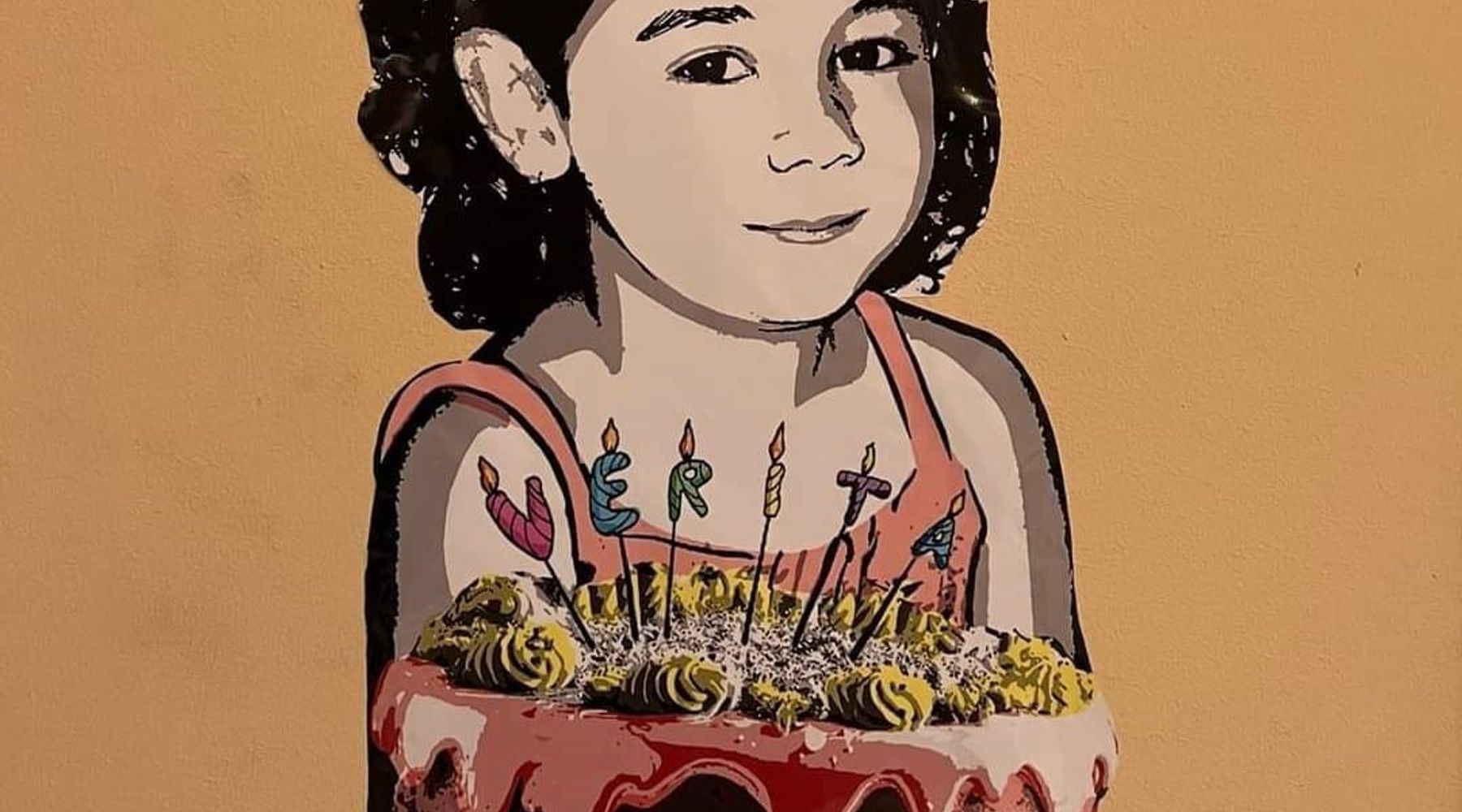 Denise Pipitone, oggi il compleanno. Artista realizza murale a Mazara del Vallo
